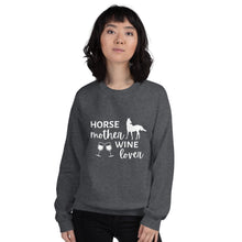 Load image into Gallery viewer, Horse Mother Wine Lover Unisex Sweatshirt
