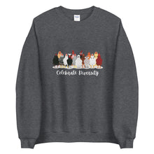 Load image into Gallery viewer, Celebrate Diversity Chickens Unisex Sweatshirt

