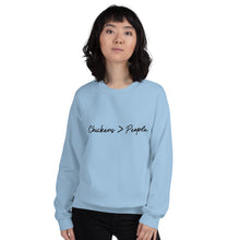 Load image into Gallery viewer, Chickens Over People Unisex Sweatshirt
