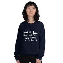 Load image into Gallery viewer, Horse Mother Wine Lover Unisex Sweatshirt
