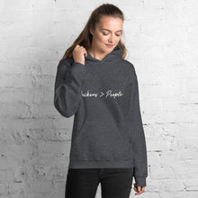 Load image into Gallery viewer, Chickens Over People Unisex Hoodie

