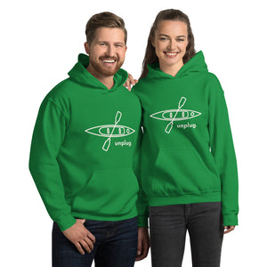 Unplug and Kayak Unisex Hoodie