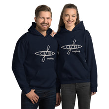 Load image into Gallery viewer, Unplug and Kayak Unisex Hoodie
