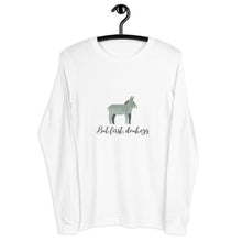 Load image into Gallery viewer, But First, Donkeys Unisex Long Sleeve Tee
