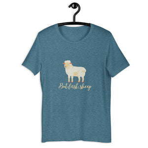 But First, Sheep Short-Sleeve Unisex T-Shirt