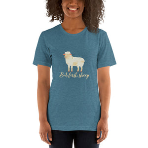 But First, Sheep Short-Sleeve Unisex T-Shirt