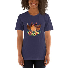 Load image into Gallery viewer, Three Hens Short-Sleeve Unisex T-Shirt
