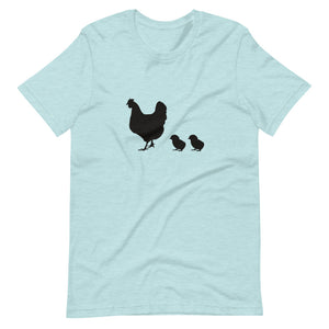 Hen and 2 Chicks Short-Sleeve Unisex T-Shirt