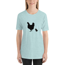 Load image into Gallery viewer, Hen and 1 Chick Short-Sleeve Unisex T-Shirt
