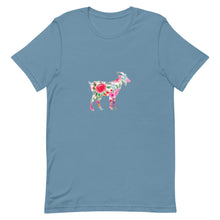 Load image into Gallery viewer, Floral Goat Short-Sleeve Unisex T-Shirt
