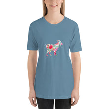 Load image into Gallery viewer, Floral Goat Short-Sleeve Unisex T-Shirt
