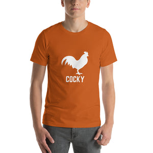 Cocky Rooster Short-Sleeve Unisex T-Shirt