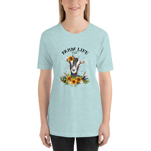 Farm Life Goat Short-Sleeve Unisex T-Shirt