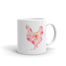Load image into Gallery viewer, Chicken Silhouette Roses Mug
