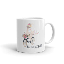 Load image into Gallery viewer, La Vie Est Belle Mug
