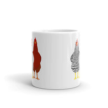 Load image into Gallery viewer, 3 Chicken Lineup Mug
