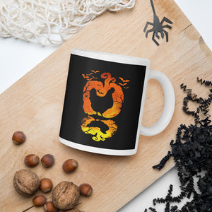Halloween Hen Ceramic Mug