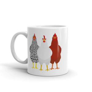 3 Chicken Lineup Mug