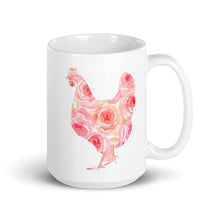 Load image into Gallery viewer, Chicken Silhouette Roses Mug

