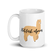 Load image into Gallery viewer, But First, Alpacas Mug
