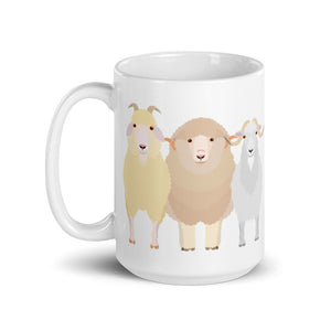 3 Sheep Lineup Mug
