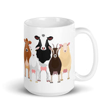 Load image into Gallery viewer, Cow Goat Sheep Lineup Mug
