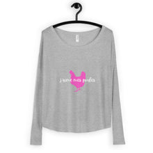 Load image into Gallery viewer, J&#39;aime Mes Poules Ladies&#39; Long Sleeve Tee
