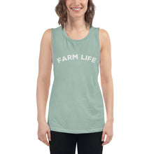 Load image into Gallery viewer, Farm Life Ladies’ Muscle Tank
