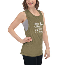 Load image into Gallery viewer, Horse Mother Wine Lover Ladies’ Tank
