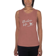 Load image into Gallery viewer, Chicken Life Ladies’ Muscle Tank

