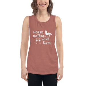 Horse Mother Wine Lover Ladies’ Tank