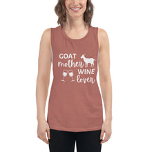 Load image into Gallery viewer, Goat Mother Wine Lover Ladies’ Tank
