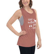 Load image into Gallery viewer, Goat Mother Wine Lover Ladies’ Tank
