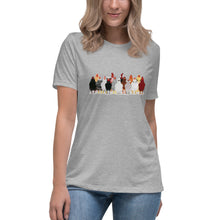 Load image into Gallery viewer, Chickens in a Row Women&#39;s Relaxed T-Shirt
